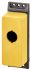 Eaton Yellow M22 Push Button Enclosure - 1 Hole 22mm Diameter