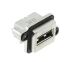 Amphenol ICC Right Angle, Panel Mount, Socket Type A 2.0 IP67 USB Connector