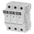 Eaton 30A Rail Mount Fuse Holder for 10 x 38mm Fuse, 3P, 600V ac