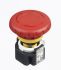 Idec XA Series Twist Release Emergency Stop Push Button, Panel Mount, 16mm Cutout, 2NC, IP65