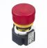 Idec XA Series Twist Release Illuminated Emergency Stop Push Button, Panel Mount, 16mm Cutout, 3NC + 1NO, IP65