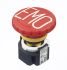 Idec XA Series Twist Release Emergency Stop Push Button, Panel Mount, 16mm Cutout, 2NC, IP65