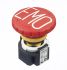Idec XA Series Twist Release Emergency Stop Push Button, Panel Mount, 16mm Cutout, 3 NC, IP65