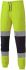 Dickies Warnschutz-Arbeitshose Polyester Gelb, Größe 42Zoll x 30Zoll