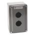 Allen Bradley Grey Plastic 800T Push Button Enclosure - 2 Hole 30mm Diameter