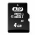 ATP マイクロ SD 4 GB あり Class 10, UHS-1 U1 AF4GUD3A-WAAXX