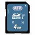ATP SDカードSDHC,容量：4 GB SLCAF4GSD3A-WAAXX