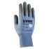 Uvex Phynomic C5 Blue Aqua-Polymer Foam Coated Elastane, Glass fibre, HPPE, Polyamide Work Gloves, Size 6, Extra Small