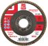 RS PRO Zirconium Dioxide Flap Disc, 115mm, P80 Grit