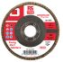 RS PRO Zirconium Dioxide Flap Disc, 125mm, P40 Grit