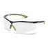 Uvex Sportstyle Anti-Mist UV Safety Glasses, Clear Polycarbonate Lens, Vented