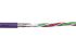 Igus chainflex CFBUS.PVC Data Cable, 2 Cores, 0.25 mm², Screened, 25m, Purple PVC Sheath, 24 AWG