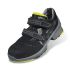 Uvex Damen, Herren Sicherheitshalbschuhe Schwarz, mit Zehen-Schutzkappe EN 20345 S1, Größe 36, ESD-sicher