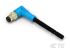 TE Connectivity T406 Right Angle Male M8 to Unterminated Sensor Actuator Cable, 5m