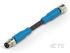 TE Connectivity Straight Female' Male 4 way M8 to Straight 4 way M8 Sensor Actuator Cable, 500mm