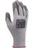 Showa Duracoil Grey Cut Resistant Work Gloves, Size 8, Medium, Polyurethane Coated
