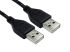 RS PRO USB 2.0 Cable, Male USB A to Male USB A Cable, 500mm