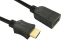 RS PRO 4K Male HDMI to Female HDMI Cable, 1m