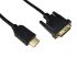 RS PRO 4K Male HDMI to Male DVI-D Single Link  Cable, 20m