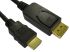 Kabel Display Port 1m Samec DisplayPort na Kabel HDMI zástrčka barva Černá