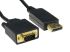 RS PRO Male DisplayPort to Male VGA Cable, 1080p, 1m