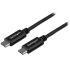 StarTech.com USB-Kabel, USB C / USB C, 1m USB 2.0 Schwarz
