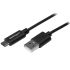 Cable USB 2.0 Startech, con A. USB C Macho, con B. USB A Macho, long. 4m, color Negro