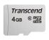 Karta Micro SD MicroSD, 4 GB Nie TLC, Transcend -25 → +85°C
