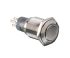 Arcolectric (Bulgin) Ltd Push Button Switch, Momentary, Panel Mount, 16.2mm Cutout, DPDT, 250V ac, IP67
