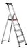 RS PRO Aluminium 5 steps Step Ladder, 1.041m platform height, 1.677m open length