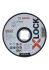 Bosch X-Lock Aluminium Oxide Cutting Disc, 125mm x 1.6mm Thick, P60 Grit, 25 in pack