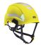 Petzl Strato Yellow Safety Helmet with Chin Strap, Adjustable
