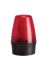 RS PRO Red Flashing Beacon, 10 → 100 V dc, 20 → 72 V ac, Surface Mount, Wall Mount, Xenon Bulb