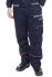 Sibille Arc Flash Navy Anti-static, Flame Retardant Trousers 36 ￫ 38in, L Waist