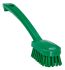 Vikan Medium Bristle Green Scrubbing Brush, 22mm bristle length, PET bristle material