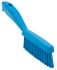 Vikan Extra Hard Bristle Blue Scrubbing Brush, 33mm bristle length, PET bristle material