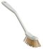 Vikan Hard Bristle White Scrubbing Brush, 25mm bristle length, PET bristle material