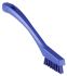 Vikan Extra Hard Bristle Purple Scrubbing Brush, 15mm bristle length, PET bristle material