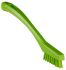 Vikan Extra Hard Bristle Green Scrubbing Brush, 15mm bristle length, PET bristle material