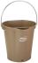 6L Plastic Brown Bucket With Handle
