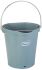 6L Plastic Grey Bucket With Handle