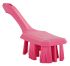 Vikan Hard Bristle Pink Scrubbing Brush, 37mm bristle length, PET bristle material