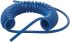 Manguera en espiral CEJN de poliuretano Azul, longitud máx. 4m