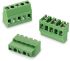 Wurth Elektronik 2448 Series PCB Terminal Block, 4-Contact, 10mm Pitch, PCB Mount, 1-Row, Solder Termination