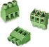 Wurth Elektronik 2506 Series PCB Terminal Block, 3-Contact, 6.35mm Pitch, PCB Mount, 1-Row, Solder Termination