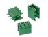 Conector macho para PCB Ángulo recto Wurth Elektronik serie WR-TBL de 9 vías, 1 fila, paso 5.08mm, para soldar, Montaje