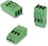 Wurth Elektronik 2496 Series PCB Terminal Block, 2-Contact, 10.16mm Pitch, PCB Mount, 1-Row, Solder Termination