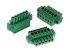 Borne para PCB Macho Wurth Elektronik de 2 vías , paso 3.81mm, 10A, de color Verde, montaje de cable, terminación