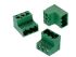 Wurth Elektronik NYÁK sorkapocs, 1 soros, 3 érintkezős, Függőleges, Kábelre szerelhető 3P, Zöld