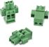 Wurth Elektronik 5mm Pitch 4 Way Horizontal Pluggable Terminal Block, Plug, Cable Mount, Solder Termination